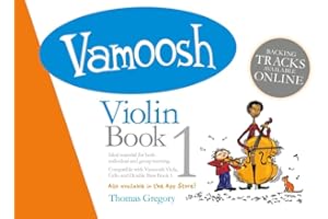 Vamoosh - Violin Book 1 | Beginner Violin Sheet Music with Online Audio | Easy Violin Method for Children and Adults | Group or Individual Learning Resource | Violin Songbook for New Players