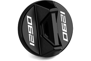 Modeer Coperchio di riempimento olio motore moto compatibile con 1290 Super Duke R/RR/EVO/GT -2024 | 1290 Super Adventure R/S -2024 accessori (nero)