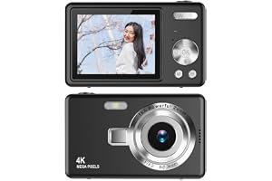 1080p digital CCD-kamera med 96 MP sensor, autofokus, 16x zoom, 2,4 tum IPS LCD-skärm, AVI-videoformat, lämplig för vlogging