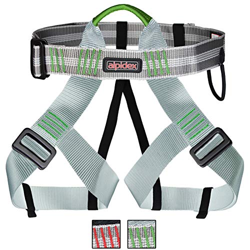 ALPIDEX Harnais d'escalade Universel pour Femme et Homme Baudrier Escalade en Taille Unique