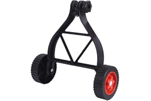 NAUXIU Rueda de soporte para cortacésped ajustable de 26/28 mm, ruedas de repuesto para cortacésped auxiliar, cortador de jardín, herramienta X1X0