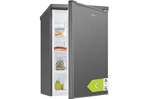 Bomann® kylskåp utan frysfack, Energiklass C, 85 cm, 5 års kompressorgaranti, Litet kylskåp, 0-8°C, Tyst 35 dB, 3 hyllor, Sta