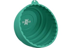 Bol magnétique robuste vert pour voiture en plastique 15 cm de WIESEMANN 1893 I Pour préserver les vis et autres petites pièces I 81130