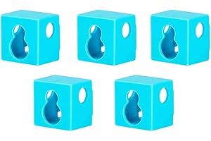 Accesorios de impresión 3D Calcetines de silicona dealta calidad resistentes a la temperatura V5 V6 J-Head Hotend bloque calefacción para Anycubi Kobra Kobra Go/Neo i3 Mega Series Chiron Cavabien