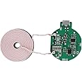 Bewinner Mini QI Wireless Charger Transmitter Module - Single Large Coil - 2-8mm Transmission Distance - Wide Compatibility - High Charging Efficiency,5W Large Output