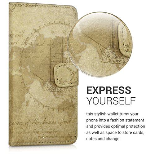 kwmobile Hülle für LG Q6/Q6+ - Wallet Case Handy Schutzhülle Kunstleder - Handycover Klapphülle mit Kartenfach und Ständer Weltkarte Vintage Design Braun Hellbraun reviews kwmobile Hülle für LG Q6/Q6+ - Wallet Case Handy Schutzhülle Kunstleder - Handycover Klapphülle mit Kartenfach und Ständer Weltkarte Vintage Design Braun Hellbraun