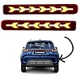 autokaar Car Rear Bumper Reflector Led Brake Light 6 Arrow Design for Maruti Fronx