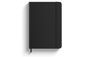 Rileys & Co Carnet de note rigide, Bloc note petit carreaux & Cahier quadrillé, Petit carnet de notes pratique pour école ou bureau, Fourniture de bureau élégante (20 × 15 cm)