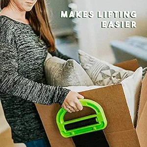 Leeonz Adjustable Moving and Lifting Straps for Furniture, Boxes, Mattress, Construction Materials, or Other Heavy, Bulky, or Awkward Objects, Single or Two Person Carrying, 1 Strap Included