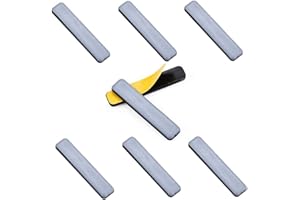 UNI-FINE SHOP Uni-Fine 8 Stück Teflongleiter Selbstklebend,15 * 75mm Robuste Teflongleiter, Selbstklebende Möbelschieber, Teppichgleiter, PTFE Gleitoberfläche Für EIN leichtes Verschieben Schwerer Möbel, Teppich