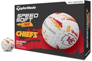 TaylorMade Golf Speed Soft Ink NFL Kansas City Chiefs Dutzend