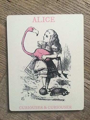 ALICE IN WONDERLAND COASTER: ALICE &amp; FLAMINGO CURIOUSER - NEW