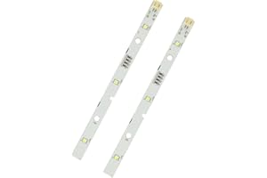HUAREW LED-Lichtleiste für Kühlschrank E349766 MDDZ-162A 1629348 1529227 DC12V 2W, Ersatz-Kühlschranklampe kompatibel mit Kühlschrank KIFF5017 KIFF5020 KIFF7017 KIFF7020 KIFF7020(2 Stück)