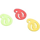 Ruco Apple Sock Clips Sorted by Colour Pack of 20 rot gelb grün