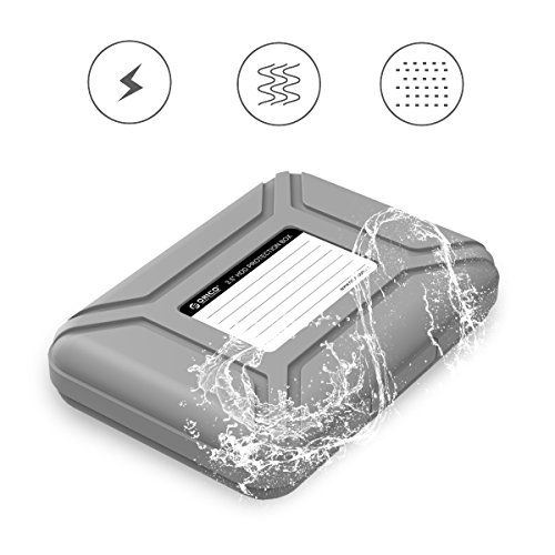ORICO Festplattentasche Schutztasche Schutzbox (3.5″, Grau, 5 Stück) – Aufbewahrungstasche für 3,5 Zoll Festplatten Western Digital WD Seagate Toshiba Samsung Intenso - 6