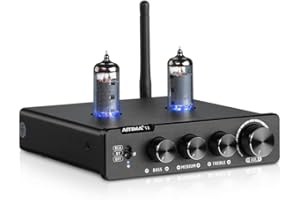 AIYIMA T2 6K4 wzmacniacz próżniowy z rurką żółciową, Bluetooth 5.0, QCC3034, stereo, HiFi, przedwzmacniacz Aptx z wysokim dźwiękiem midium basowym, dostosowanie do domowego audio aktywnych głośników