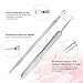 OakLeaf Blackhead Remover Kit PREMIUM 5in1 Acne Pimple Comedone Extractor Tool Set,with Point Tweezers Easy Use for Blackheads Spots Whiteheads Comedones Blemishes Zits Ingrown Hair Removal- Dermatologist Grade Stainless Steel - in Silver Case