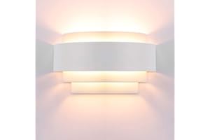 Lampop Modern LED Wall Lights Up and Down Wall Lamp Indoor Wall Sconce Lights Uplighter Downlighter E27 for Living Room Bedroom Bathroom, Warm White (Light Bulb Include)