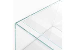 LANDEN 4mm Thick Clear Glass Aquarium Lid, Includes 4 Clips for Secure Placement, 342 x 168mm(13.46x6.61 inches Adapted to NA362226