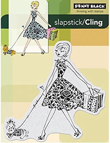 Penny Black Rubber Cling Rubber Stamp 4-inch x 5.25-inch Sheet-Fashion Leader