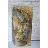 Gold/silbernes Strukturbild auf Keilrahmen