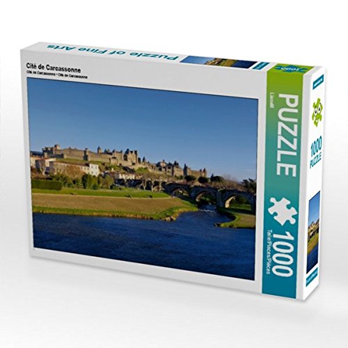 Preisvergleich Produktbild Cité de Carcassonne 1000 Teile Puzzle quer (CALVENDO Orte)