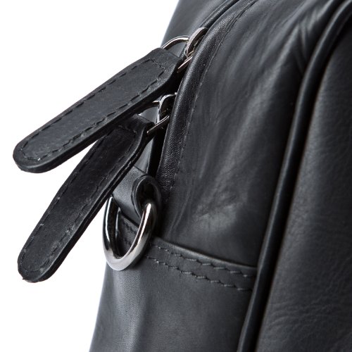 BACCINI Laptoptasche BEN – Notebooktasche groß fit für 15.4″ – Businesstasche – echt Leder schwarz - 3