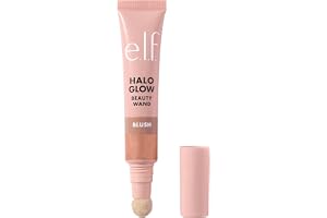 e.l.f. Halo Glow Blush Beauty Wand, Flytande rodnstav för strålande, spolade kinder, infunderade med Squalane, vegan och grym