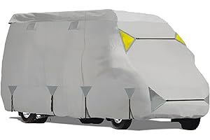 iCover - Deluxe Outdoor RV Motorhome Cover - Up to 160GSM Thickness Full Body Winter Cover - Suitable for CLASS B Vehicles - Sizes Small to XLarge