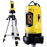 【Praktische Verwendung】Dieser Rotationslaser kann für den Innen und Außenbereich eingesetzt werden. Vervollkommnen Sie für Hauptdekoration, Installation des Fußbodens, Rahmen, Verlegung der Fliesen und Wanddiagramme, usw.