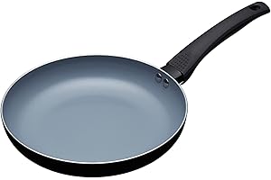 MASTER CLASS Poêle à Induction MasterClass Eco avec Céramique Non Toxique Antiadhésive Sans Produits Chimiques en Aluminium / Fer, Noire / Bleue, 24 cm