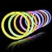 Produktbild DOLDOA 100 Glow Sticks, Leuchtsticks + 100 Konnektoren Kreisverbinder Steckverbinder Armbänder Halsketten Fluoreszierende Neon Party Hot Geschenk, Farbe zufällig