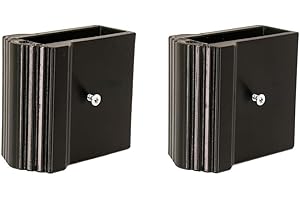 DRUCK SOLUTIONS 2x Leiterfuß 50×22 mm – Hochwertiger Ersatzfuß für Traversen Robuste TPU-Holm Kappe mit Schraube Rutschfest, langlebig & passgenau Made in Germany – Leiter Ersatzteil für viele Leitermodelle (2x50x22)