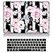 Produktbild Bearj A1534 Laptophülle für MacBook 30,5 cm (12 Zoll), gestreifter Saflower-Druck, Kunststoff, Hartschalen-Schutzhülle mit passender Tastatur, kompatibel mit MacBook 30,5 cm (12 Zoll)