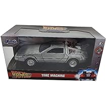 Jada Toys 1/24 - De Lorean Back to The Future I Time Machine - 1985 32911s
