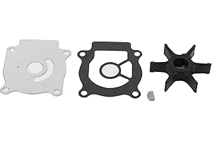 Kit de reparación del Impulsor de la Bomba de Agua, Akozon Impulsor Full Power Plus Piezas de Repuesto del Motor Fuera de borda Apto para Suzuki DT/DF 20/25/30/40/50 17400‑96403