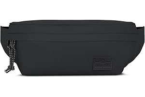 Johnny Urban Sac Banane Femme & Homme Noir - Tom - Sac Ville pour Festivals & Sports - Sacoche Ceinture Tendance Porté Croisé - Petit Sac de Voyage - Imperméable