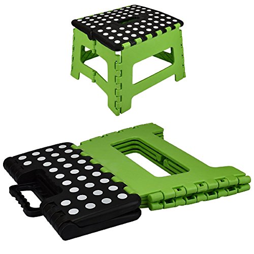 Folding Step Stool Heavy Duty for Kids and Adults Capacity 100kg Multicolour by Nuovva - 3