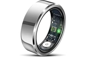 WEEHOMY Smart Ring - Rastreador de salud para hombres y mujeres, frecuencia cardíaca, oxígeno en sangre, monitoreo del sueño, seguimiento de fitness, fotografía remota, ver videos Tk, impermeable IP68,