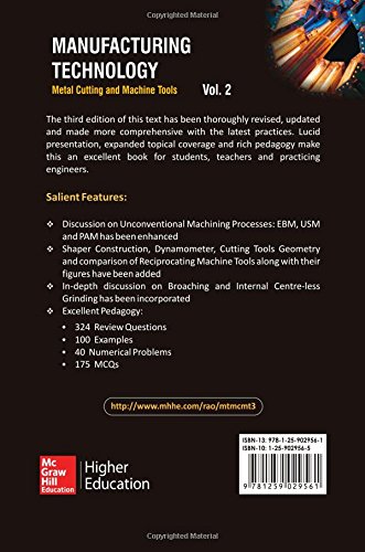 Livres Couvertures de Manufacturing Technology-Vol 2, 3Ed