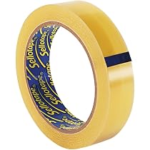 Sellotape Nastro Adesivo Originale Dorato - 24 Mm X 50 M, Extra Appiccicoso, Trasparente All'Uso, Per Ufficio, Pacchi E Regali