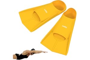 Rianpesn Pinne da Nuoto per Lo Snorkeling - Pinne da Snorkeling in Silicone Antiscivolo con Fori di drenaggio - Ausili per Nuoto Portatili per l'esercizio Fisico, Pinne Colorate per Bambini