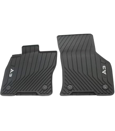 Tapis De Sol 3D Sur Mesure Pour Audi A3 (8Y) 2020-2024 - Noir - Set De 4 Pièces - Haute Protection