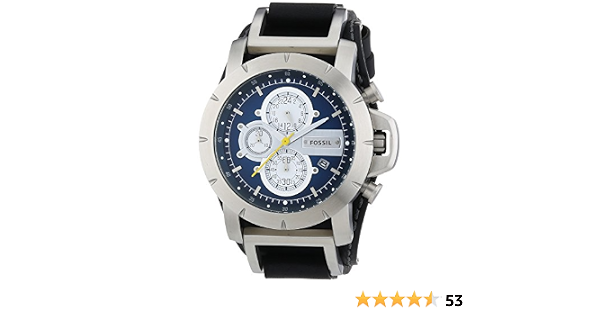 Buy Fossil Analog Multi-Color Dial Men 