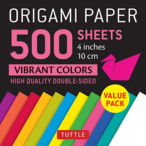 Buy Origami Paper 500 Sheets Vibrant Colors 4 10 Cm Book