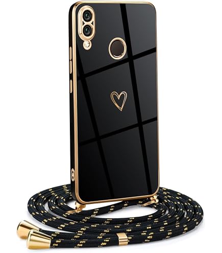 Moex Custodia Con Catenina Per Huawei Y7 / Y7 Prime (2019) – Tracolla Regolabile E Custodia In Silicone Trasparente - 2