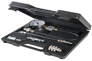 Silverline 598559 Coffret de compressiomètre 5 pièces pour Moteur à Essence