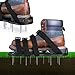 Produktbild Tacklife GAS1A Rasenlüfterschuhe, 4 verstellbare, stabile Gurte, 13 x 5,5 cm, Nägel aus Stahl, Universalgröße, Ideal zum Lüften des Rasens oder der Wiese, Zubehör im Lieferumfang enthalten