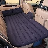 Premium Car Inflatable Bed with Pump & 2 Air Pillow|Quick Inflatable Back Seat Bed|Car Inflatable Mattress|Car Bed Mattress|C