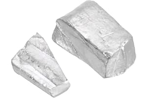 DAZZLEEX Hoher Reinheitsgrad Indium - 20 G/6oz 99,995% reines hochreines Indium-Metallstab-Barren-Probe 150 Grad-Schmelzpunkt